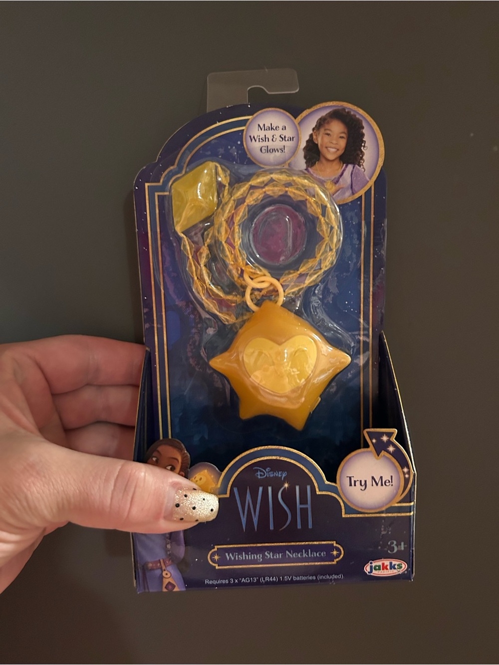 Disney Yellow Star Wishing Necklace